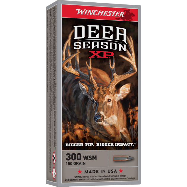 Winchester Ammo X300SDS Deer Season XP  300WSM 150gr Extreme Point 20 Per Box/10 Case