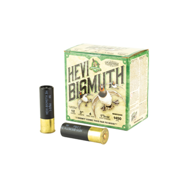 HEVI BISMUTH 12GA 3" #4 25/250