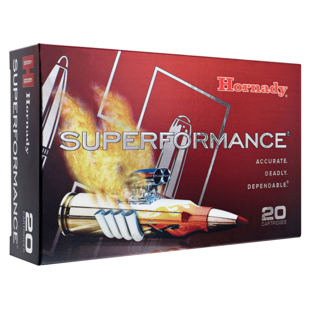Hornady 82233 Superformance  338WinMag 225gr Super Shock Tip 20 Per Box/10 Case