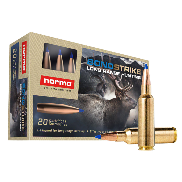 Norma Ammunition 20175832 Dedicated Hunting Bondstrike 300WSM 180gr Bonded Polymer Tip 20 Per Box/10 Case