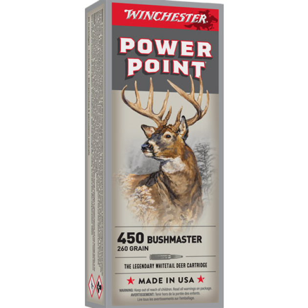 WINCHESTER SUPER-X 450 BM - 260GR POWER POINT 20RD 10BX/CS