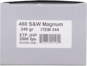 UNDERWOOD 460 SW MAG 240GR - XTP JHP 20BX/10CS - Image 2