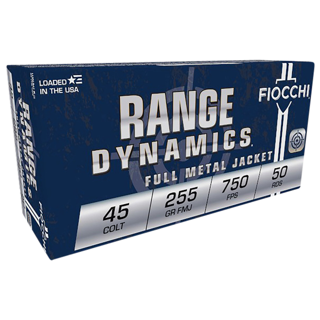 Fiocchi 45LCCMJ Range Dynamics  45Colt 225gr Complete Metal Jacket 50 Per Box/10 Case