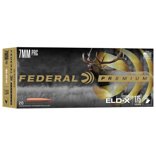 Federal P7PRCELDX1 Premium ELD-X 7mmPRC 175gr 20 Per Box/10 Case