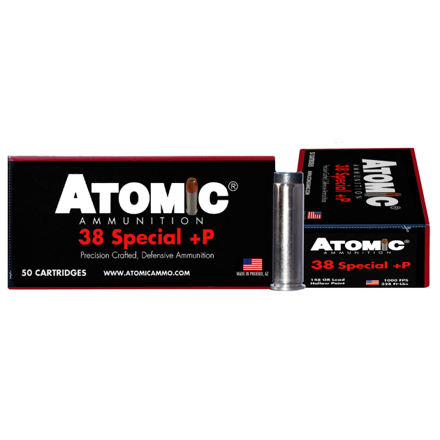 Atomic Ammunition 419 Pistol Precision Craft 38Special +P 148gr Lead Hollow Point 50 Per Box/10 Case