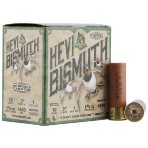 HEVI-Shot HS14001 HEVI-Bismuth  12Gauge 3" 1 3/8oz Bismuth 1Shot 25 Per Box/10 Case