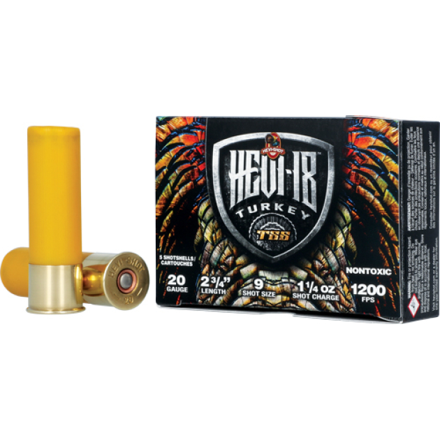 HEVI-SHOT HEAVY 18 TSS 20GA - 2.75" 1-1/4OZ #9 5RD 10BX/CS
