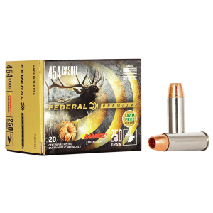 Federal P454XB1 Premium  454Casull 250gr Barnes Expander BRX 20 Per Box/10 Case