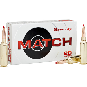 Hornady 82180 Match  300WinMag 195gr Extremely Low Drag Match 20 Per Box/10 Case