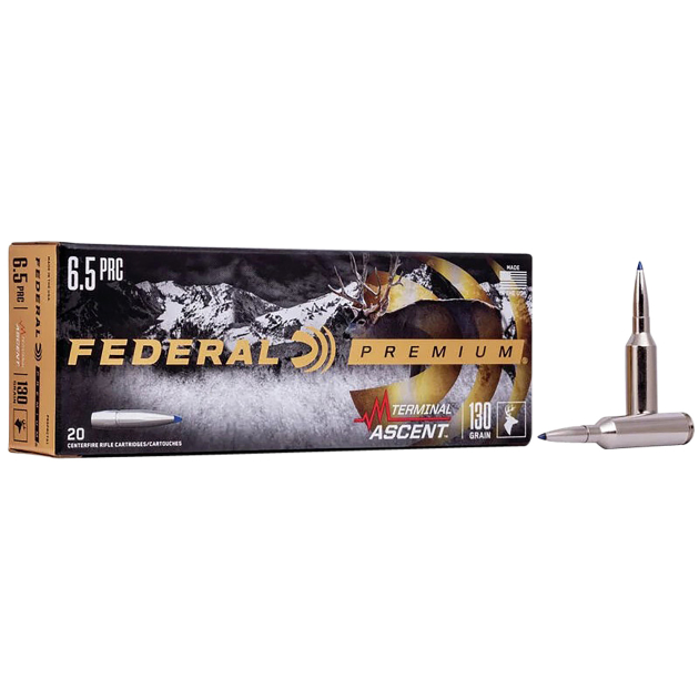 Federal P65PRCTA1 Premium Terminal Ascent 6.5PRC 130gr 20 Per Box/10 Case