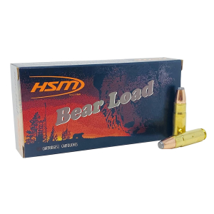 HSM 458SOCOM1N Bear Load  458 SOCOM 350 gr Jacketed Flat Point 20 Per Box/ 25 Case