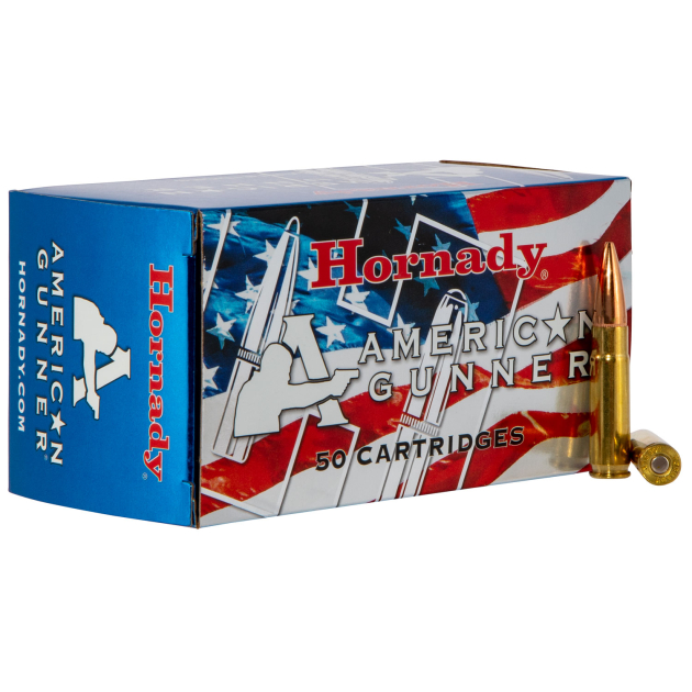 Hornady 80897 American Gunner  300Blackout 125gr Hollow Point 50 Per Box/10 Case