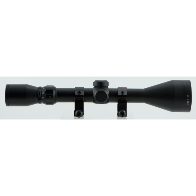 TruGlo TG-85395XB Buckline  Black Anodized 3-9x50mm 1" Tube BDC Reticle