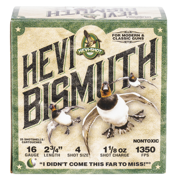 HEVI-Shot HS16704 HEVI-Bismuth  16Gauge 2.75" 1 1/8oz Bismuth 4Shot 25 Per Box/10 Case