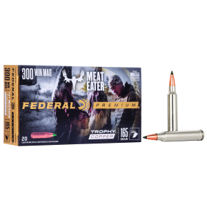 Federal P300WTC2 Premium  300WinMag 165gr Trophy Copper 20 Per Box/10 Case