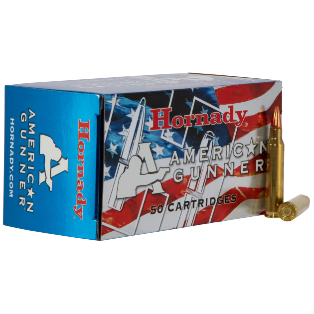Hornady 80786 American Gunner  7.62x39mm 123gr Hollow Point Match 50 Box/10 Case