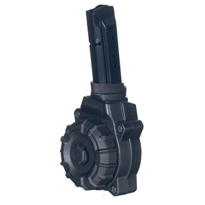ProMag DRMA27 Standard  30rd Drum 9mm Luger Compatible w/ Glock 17/19 Black DuPont Zytel Polymer