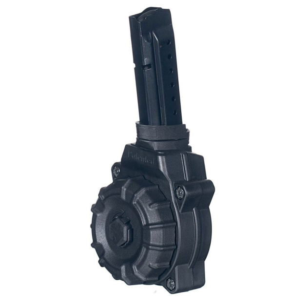 ProMag DRMA27 Standard  30rd Drum 9mm Luger Compatible w/ Glock 17/19 Black DuPont Zytel Polymer