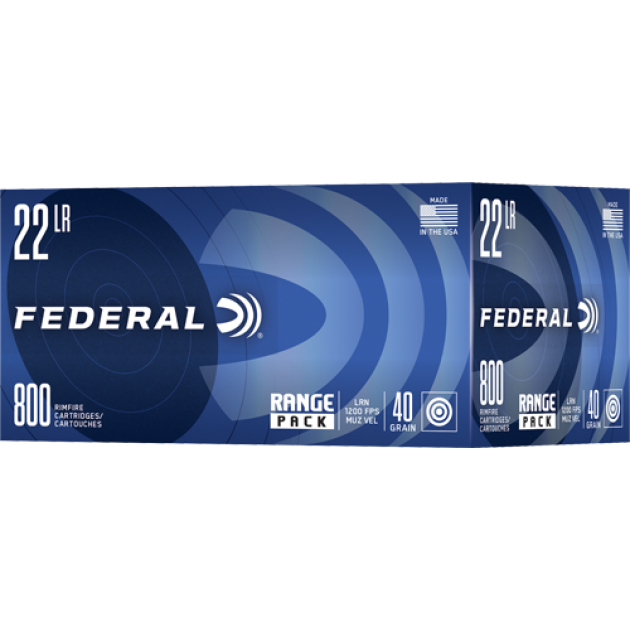 FEDERAL 22LR 40GR LEAD-RN - 1200FPS 800RD 4BX/CS