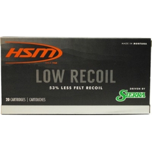 HSM LOW RECOIL 7MM REM MAG - 140GR SBT 20RD 20BX/CS