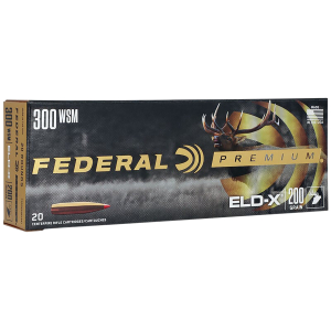 Federal P300WSMELDX1 Premium ELD-X 300WSM 200gr 20 Per Box/10 Case