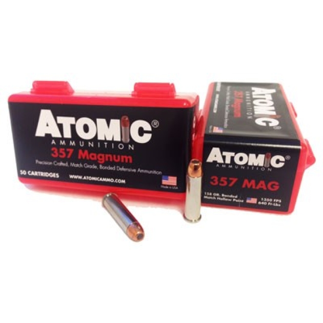 ATOMIC 357 MAG 158GR JHP - 50RD 10BX/CS