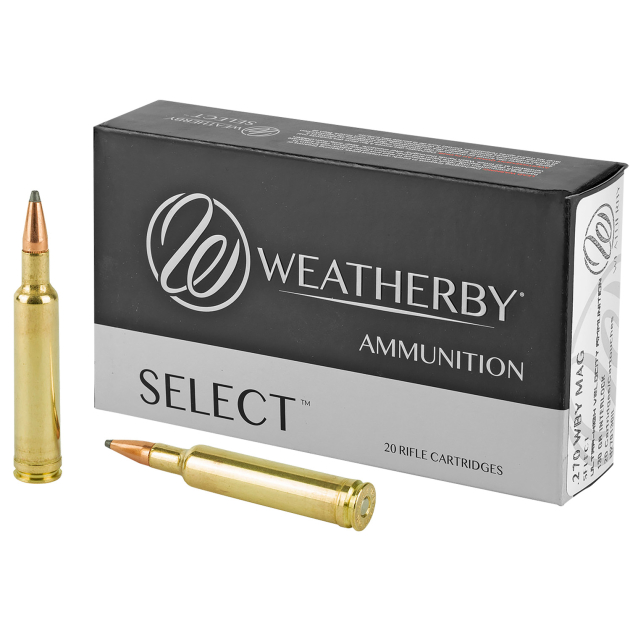 Weatherby H270130IL Select  270WthbyMag 130gr Hornady Interlock 20 Per Box/10 Case