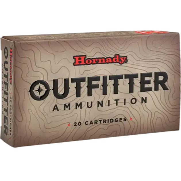 Hornady 822124 Outfitter  300WthbyMag 180gr Copper Alloy eXpanding 20 Per Box/10 Case