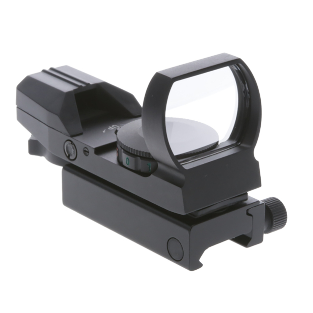 TruGlo TG-8360B Open Dot Sight  Black Anodized 1x 34mm 5 MOA Dual Illuminated (Green/Red) Multi Reticle