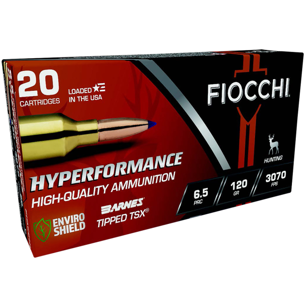 Fiocchi 65PRCTT Hyperformance  6.5PRC 120gr Barnes Tipped TSX 20 Per Box/10 Case