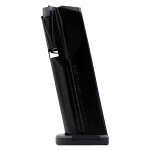 Shield Arms S15ME5INSG3BLK S15 Magazine Gen 3 15rd w/ +5rd Mag Extension (20rd Total) For Glock 43X/48 Black Nitride Steel