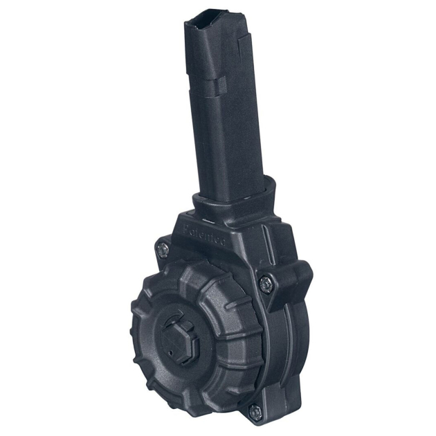 ProMag DRMA35 Standard  30rd Drum 9mm Luger Compatible w/ Glock 43X/48 Black DuPont Zytel Polymer