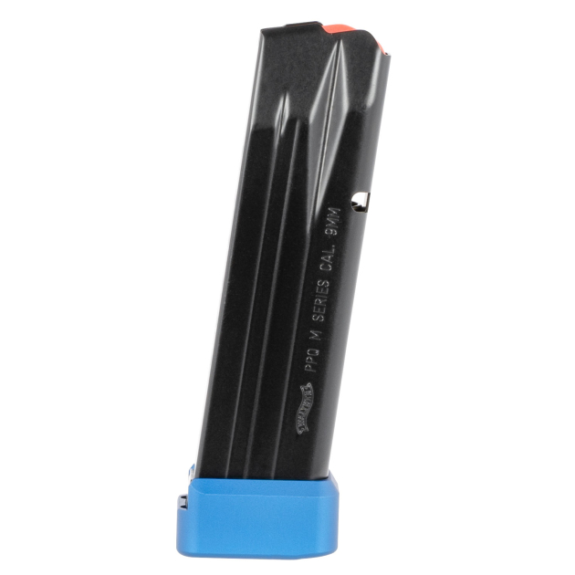 Walther Arms 2836335 PPQ  15rd/17rd 9mm Luger Fits Walther PPQ M2/SF Pro Blued/Black Steel