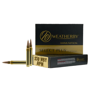 Weatherby H338225IL Select Plus  338WBY RPM 225gr InterLock 20 Per Box/10 Case