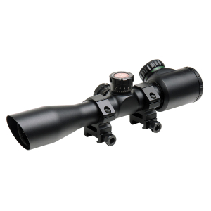 Truglo TG8504TL Tru-Brite 4x 32mm Obj 22.5 ft @ 100 yds FOV 1" Tube Black Illuminated Mil-Dot, 3 Color