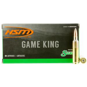 HSM 65X2843N Game King  6.5x284 Norma 140 gr Sierra GameKing Spitzer Boat Tail 20 Per Box/ 20 Case