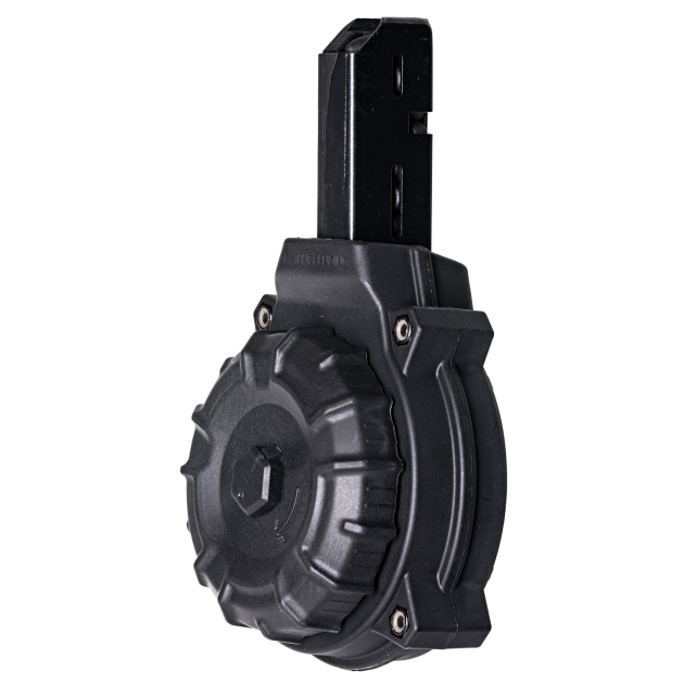 ProMag DRMA10 Standard  50rd Drum 9mm Luger Fits Colt Carbine/SMG Black DuPont Zytel Polymer