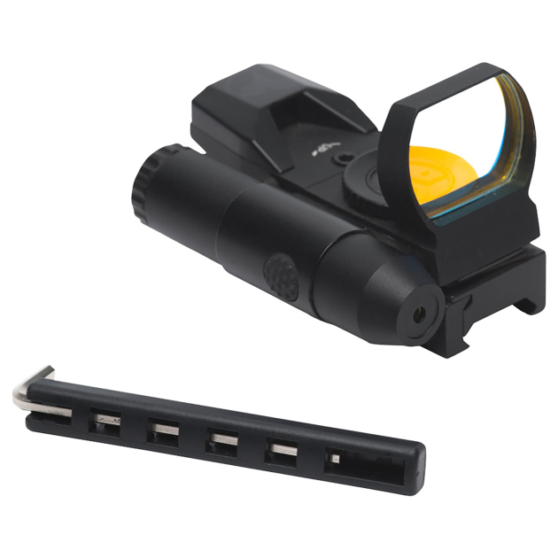 Firefield FF26023 Impact Duo Reflex Sight Matte Black 1 x 31 mm x 22 mm 3 MOA/5 MOA Red Dot Multi Reticle Red Laser