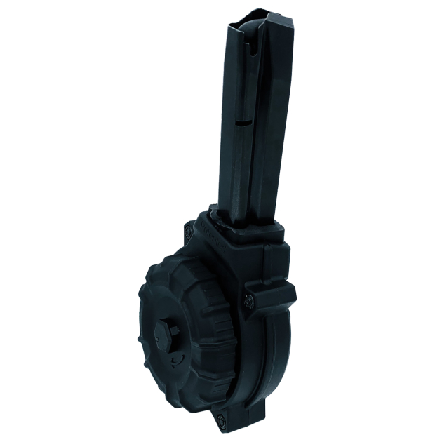 ProMag DRMA47   50rds Drum 9mm Fits CZ-75 Black Polymer