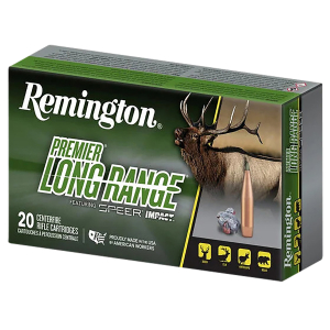Remington Ammunition R21347 Premier Long Range 300RUM 190gr Speer Impact 20 Per Box/10 Case
