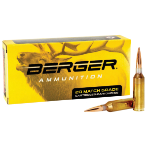 Berger Bullets 55010 Target Rifle 300PRC 205gr Hybrid 20 Per Box/10 Case