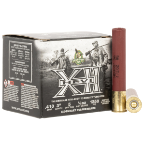 HEVI-Shot HS54105 HEVI-XII  410Gauge 3" 1/2oz Tungsten 5Shot 25 Per Box/5 Case