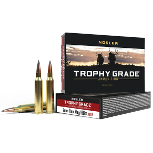Nosler 60108 Trophy Grade Long-Range 7mmRemMag 168gr Nosler Spitzer AccuBond Long Range 20 Per Box/10 Case