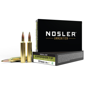 Nosler 40302 E-Tip  26Nosler 120gr E Tip Lead Free 20 Per Box/10 Case