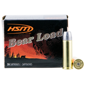 HSM 454C4N Bear Load  454 Casull 325 gr Wide Flat Nose 50 Per Box/ 10 Case
