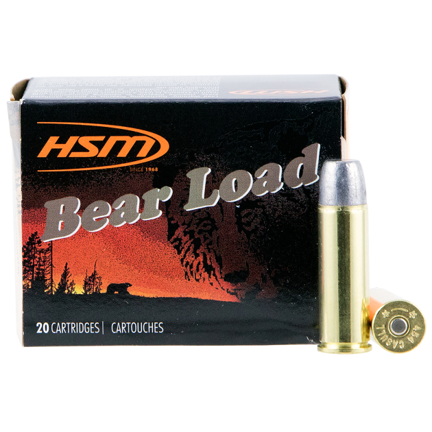 HSM 454C4N Bear Load  454 Casull 325 gr Wide Flat Nose 50 Per Box/ 10 Case