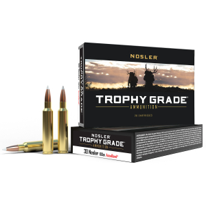 Nosler 60117 Trophy Grade  30Nosler 180gr Nosler AccuBond 20 Per Box/10 Case