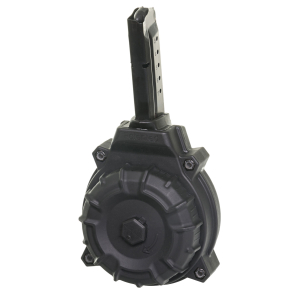 ProMag DRMA15 Standard  50rd Drum 9mm Luger Fits S&W M&P Shield Black DuPont Zytel Polymer