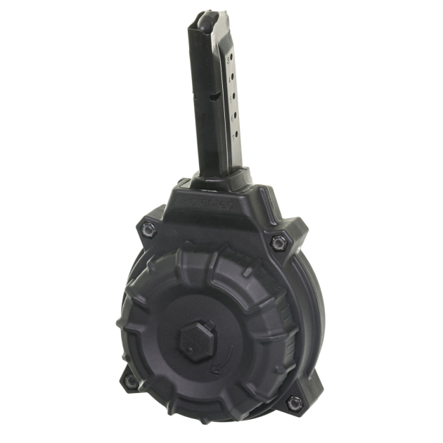 ProMag DRMA15 Standard  50rd Drum 9mm Luger Fits S&W M&P Shield Black DuPont Zytel Polymer