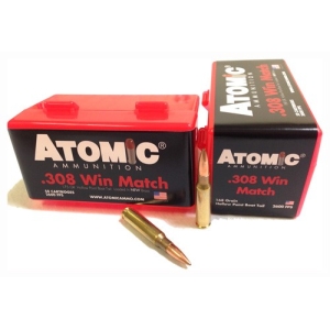 ATOMIC 308 WIN 168GR MATCH - BTHP 50RD 10BX/CS